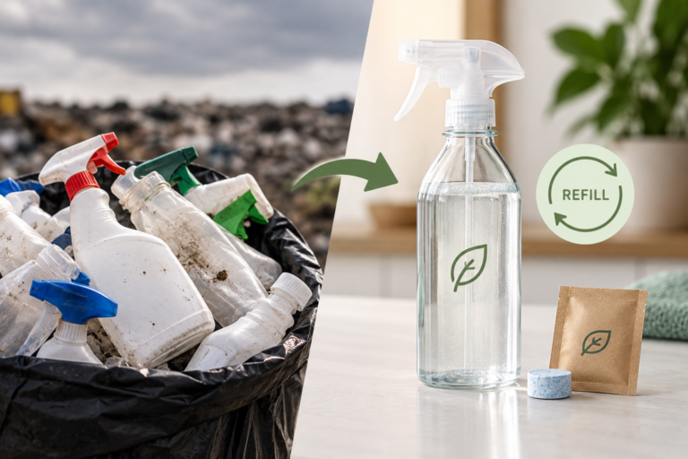 Plastic Spray Bottle Waste