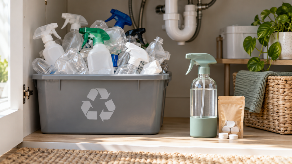 single-use cleaning sprays