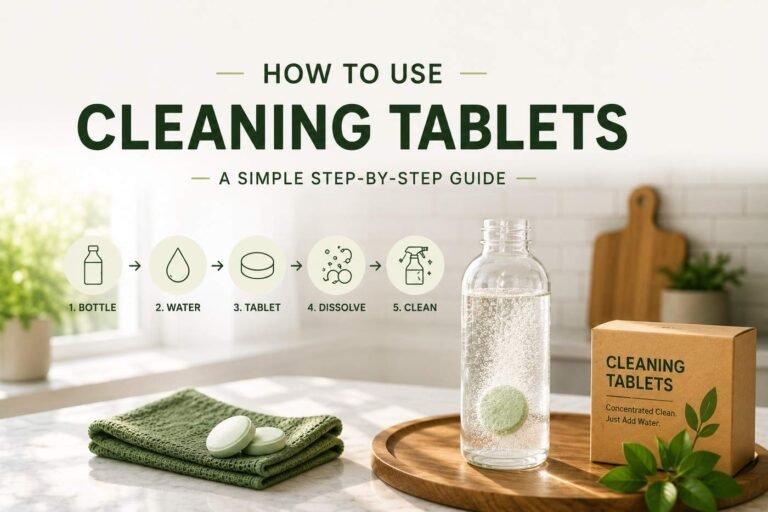 How to use cleaning tablets?