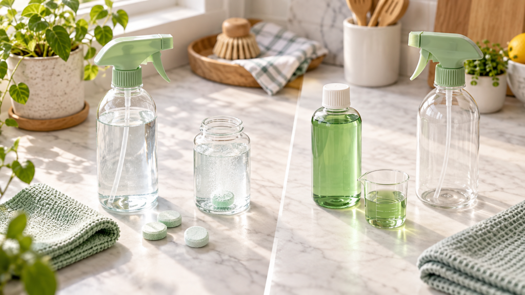 cleaning tablets vs cleaning concentrates